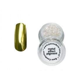 Pigment metaliczny / chrom - 04 - złoty - efekt lustra