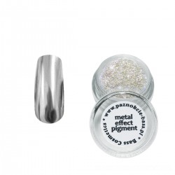 Pigment metaliczny / chrom - 06 - srebrny 2 - efekt lustra