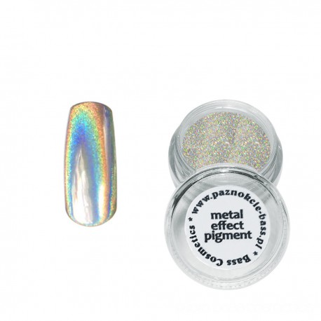 Pigment holograficzny / holo - 1 - srebrny drobnoziarnisty