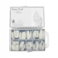 Tipsy Oval migdały naturalne mleczne z bardzo głęboką kieszonką w kasetce 400 szt.