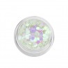 Konfetti płatki hexagonalne holograficzne - białe multi