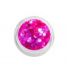 Konfetti płatki hexagonalne holograficzne - magenta